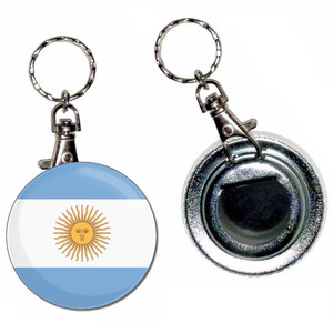 Argentina Flag - 55mm Button Badge Bottle Opener Argentina Flag - 55mm Button Badge Bottle Opener