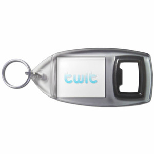 Twit - Plastic Key Ring Bottle Opener