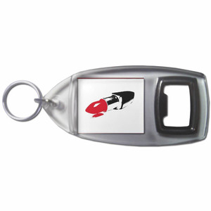 Lipstick - Plastic Key Ring Bottle Opener Lipstick - Plastic Key Ring Bottle Opener