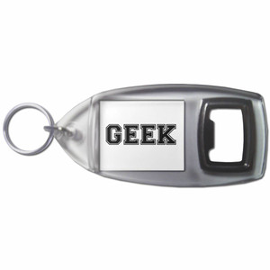 Varsity Geek - Plastic Key Ring Bottle Opener Varsity Geek - Plastic Key Ring Bottle Opener