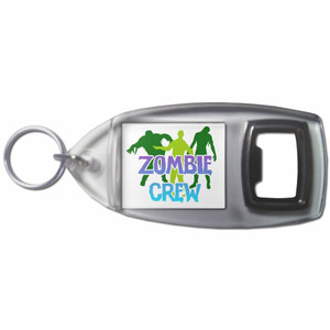 Zombie Crew - Plastic Key Ring Bottle Opener Zombie Crew - Plastic Key Ring Bottle Opener