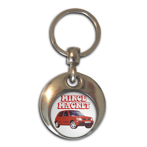 Minge Magnet - Round Metal Key Ring Minge Magnet - Round Metal Key Ring