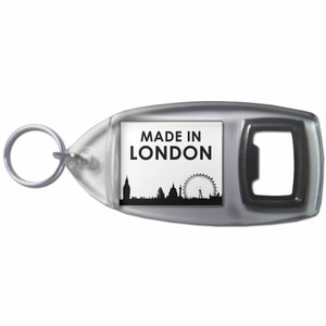 Made in London - Plastic Key Ring Bottle Opener Made in London - Plastic Key Ring Bottle Opener