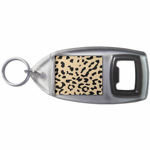 Leopard Print - Plastic Key Ring Bottle Opener Leopard Print - Plastic Key Ring Bottle Opener