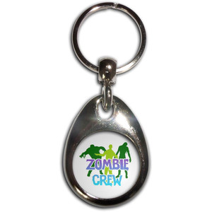 Zombie Crew - Tear Drop Metal Key Ring