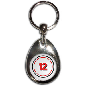 12 Certificate - Tear Drop Metal Key Ring 12 Certificate - Tear Drop Metal Key Ring