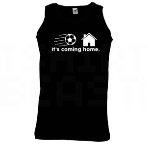 It's Coming Home - Quality Printed Cotton Gym Vest
