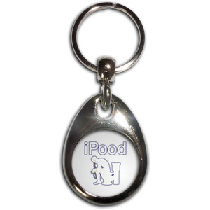 Ipood - Tear Drop Metal Key Ring Ipood - Tear Drop Metal Key Ring