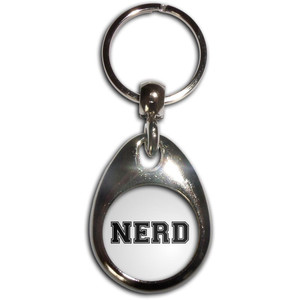 Varsity Nerd - Tear Drop Metal Key Ring Varsity Nerd - Tear Drop Metal Key Ring