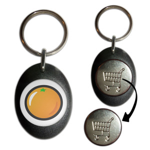 Fruit Machine Orange - Shopping Trolley Key Ring