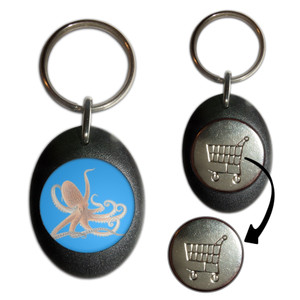 Octopus - Shopping Trolley Key Ring