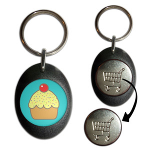 Cupcake - Shopping Trolley Key Ring