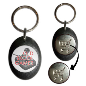 Old Skool Gamer - Shopping Trolley Key Ring Old Skool Gamer - Shopping Trolley Key Ring