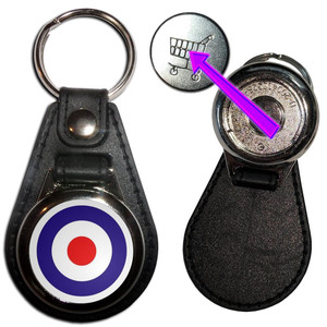 MOD - Hidden £1/€1 Shopping Token Medallion Key Ring
