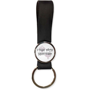 I Run With Vampires - Silicone Loop Key Ring
