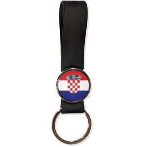 Croatia Flag - Silicone Loop Key Ring Croatia Flag - Silicone Loop Key Ring