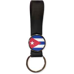 Cuba Flag - Silicone Loop Key Ring Cuba Flag - Silicone Loop Key Ring