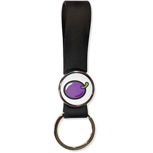 Fruit Machine Plum - Silicone Loop Key Ring