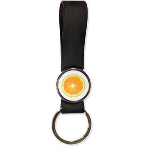 Orange - Silicone Loop Key Ring Orange - Silicone Loop Key Ring