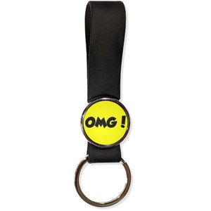 OMG! Oh My God - Silicone Loop Key Ring