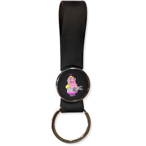 Black Girl Robot - Silicone Loop Key Ring Black Girl Robot - Silicone Loop Key Ring
