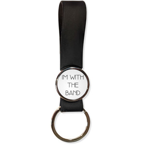 Im With The Band - Silicone Loop Key Ring Im With The Band - Silicone Loop Key Ring