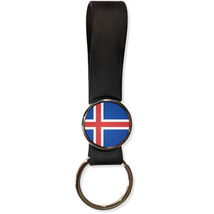 Iceland Flag - Silicone Loop Key Ring Iceland Flag - Silicone Loop Key Ring