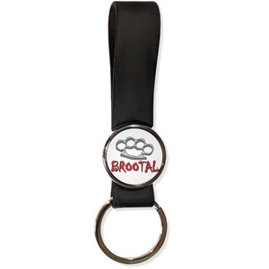 Br00tal Knuckleduster - Silicone Loop Key Ring