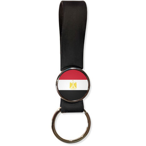 Egypt Flag - Silicone Loop Key Ring