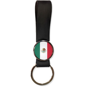 Mexico Flag - Silicone Loop Key Ring