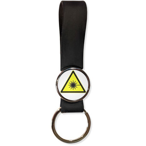 Laser Radiation - Silicone Loop Key Ring