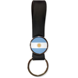 Argentina Flag - Silicone Loop Key Ring Argentina Flag - Silicone Loop Key Ring