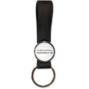 My Best Friend is a Werewolf - Silicone Loop Key Ring My Best Friend is a Werewolf - Silicone Loop Key Ring