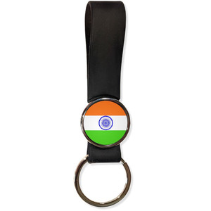 India Flag - Silicone Loop Key Ring India Flag - Silicone Loop Key Ring