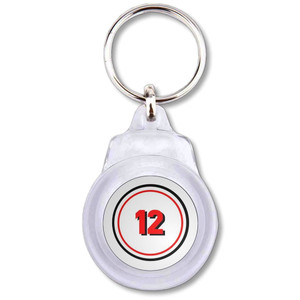 12 Certificate - Round Plastic Key Ring 12 Certificate - Round Plastic Key Ring