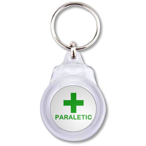Paraletic - Round Plastic Key Ring Paraletic - Round Plastic Key Ring