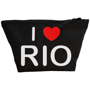 I Love Rio - Black Make Up Bag