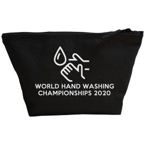 World Hand Washing Championships 2020 - Black Make Up Bag