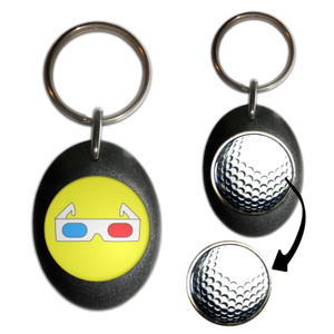 3D Glasses - Golf Ball Marker Key Ring