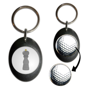 Pepper Grinder - Golf Ball Marker Key Ring