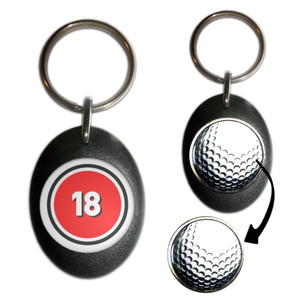 18 Certificate - Golf Ball Marker Key Ring 18 Certificate - Golf Ball Marker Key Ring