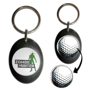 Zombie Hunter - Golf Ball Marker Key Ring