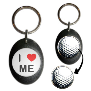I Love Me - Golf Ball Marker Key Ring