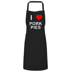I Love Pork Pies - Apron I Love Pork Pies - Apron