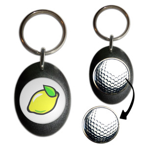 Fruit Machine Lemon - Golf Ball Marker Key Ring