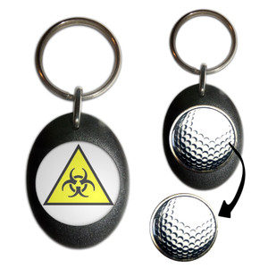 Biohazard - Golf Ball Marker Key Ring Biohazard - Golf Ball Marker Key Ring