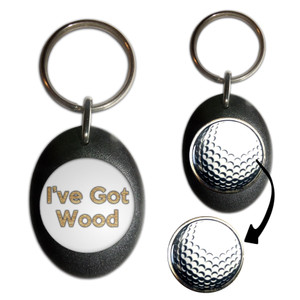 I've Got Wood - Golf Ball Marker Key Ring