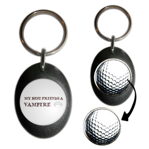 My Best Friend is a Vampire - Golf Ball Marker Key Ring