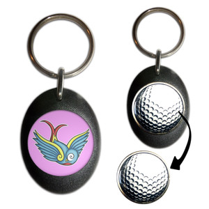 Swallow - Golf Ball Marker Key Ring