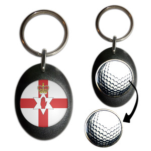 Northern Ireland Flag - Golf Ball Marker Key Ring Northern Ireland Flag - Golf Ball Marker Key Ring